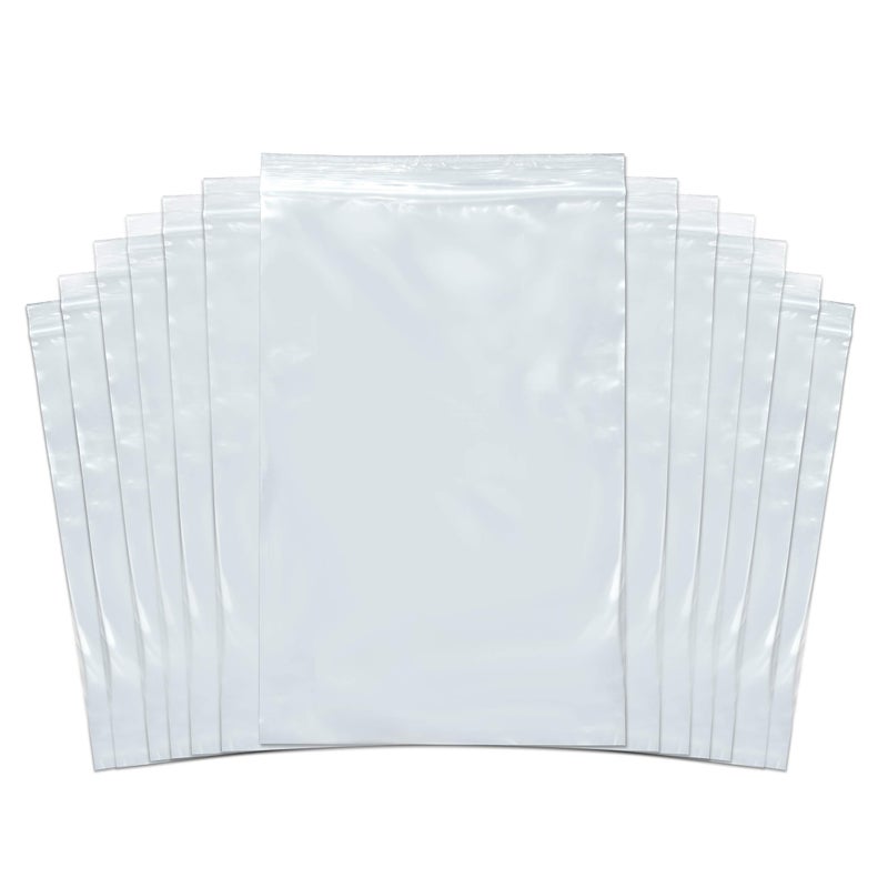 SNL Quality Zipper Lock Reclosable Clear Disposable Plastic Bags Strong 6 X 9 2 MIL 100 Bags
