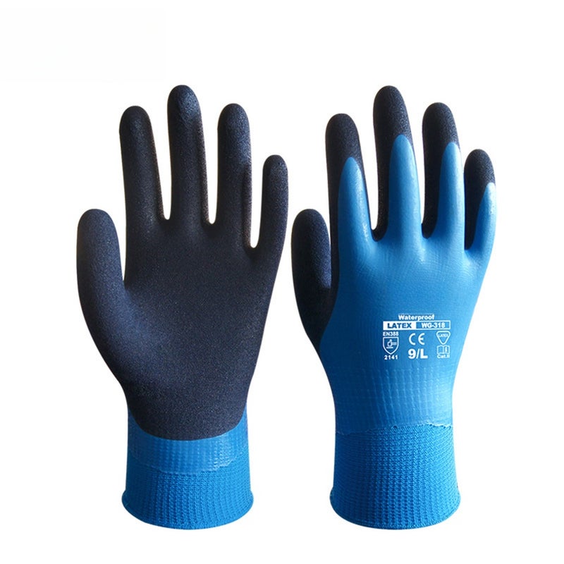 قفاش عمل Wonder Grip Thermo Plus مقاوم للبرودة مطلين باللاتكس بطبقتين للحماية - قفاش للزراعة والصيد والعمل - Image 1