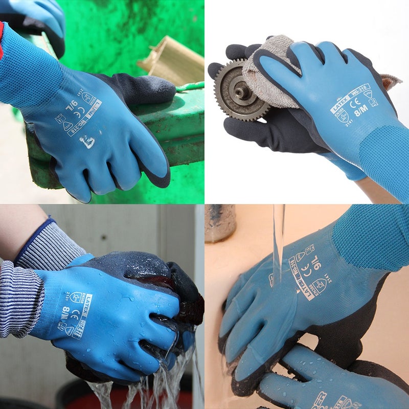 قفاش عمل Wonder Grip Thermo Plus مقاوم للبرودة مطلين باللاتكس بطبقتين للحماية - قفاش للزراعة والصيد والعمل - Image 4