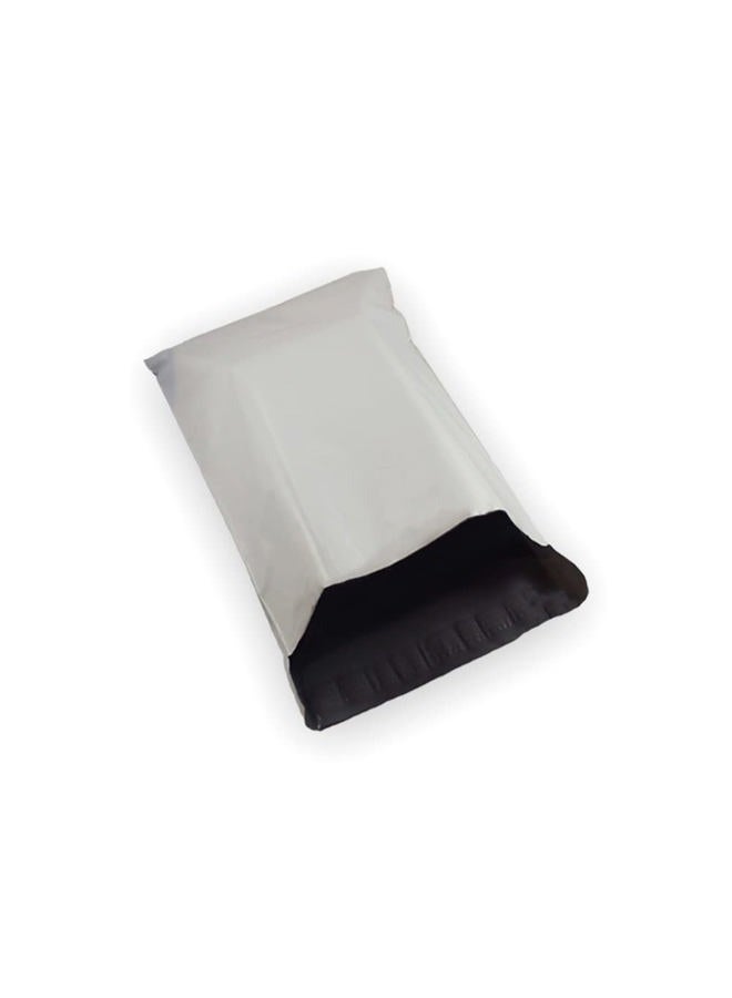 EcoSwift 30 9 x 12 White Small Poly Mailer Size #3 Self Sealing Envelopes Plastic Shipping Mailing Bags 9x12 1.7 mil - Image 1