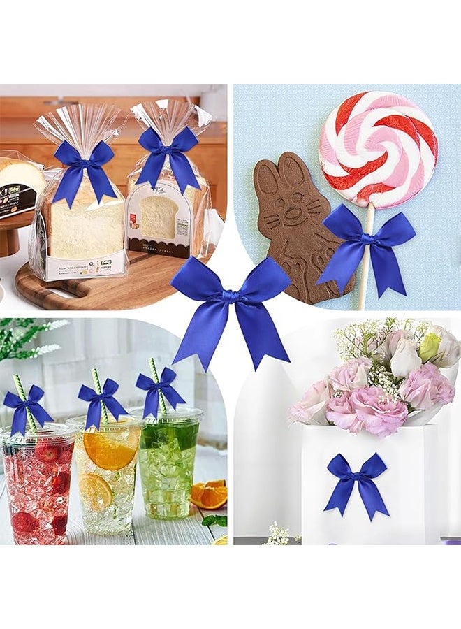 50 قطعة 3.35 بوصة (حوالي 8.4 سم) أقواس التفاف الهدايا الزرقاء ، تغليف هدايا القوس الصغير الأنيق ، الحرف اليدوية ، زينة الحفلات ، حفلات استقبال المولود الجديد ، أعياد الميلاد ، زينة الزفاف ، أكياس الهدايا - Image 4