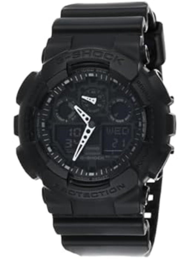 Casio G-Shock Watch - GA-100-1A1DR Black Dial, Black Band - Image 3