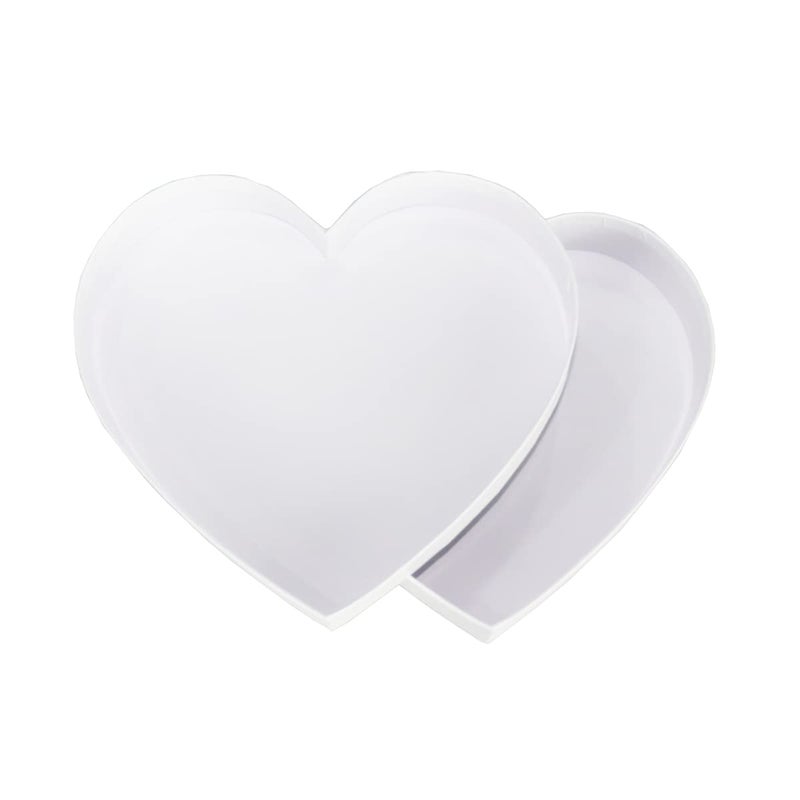 WENPACK Empty Heart Shaped Gift Box Strawberry Packaging (White) - Image 5