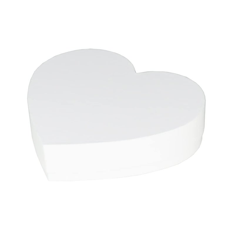 WENPACK Empty Heart Shaped Gift Box Strawberry Packaging (White) - Image 1