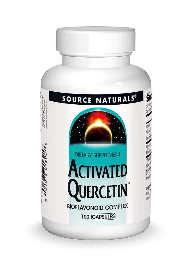 Source Naturals Activated Quercetin Plant Derived Bioflavonoid Complex Seasonal & Immune Defense 100 Capsules - Image 1