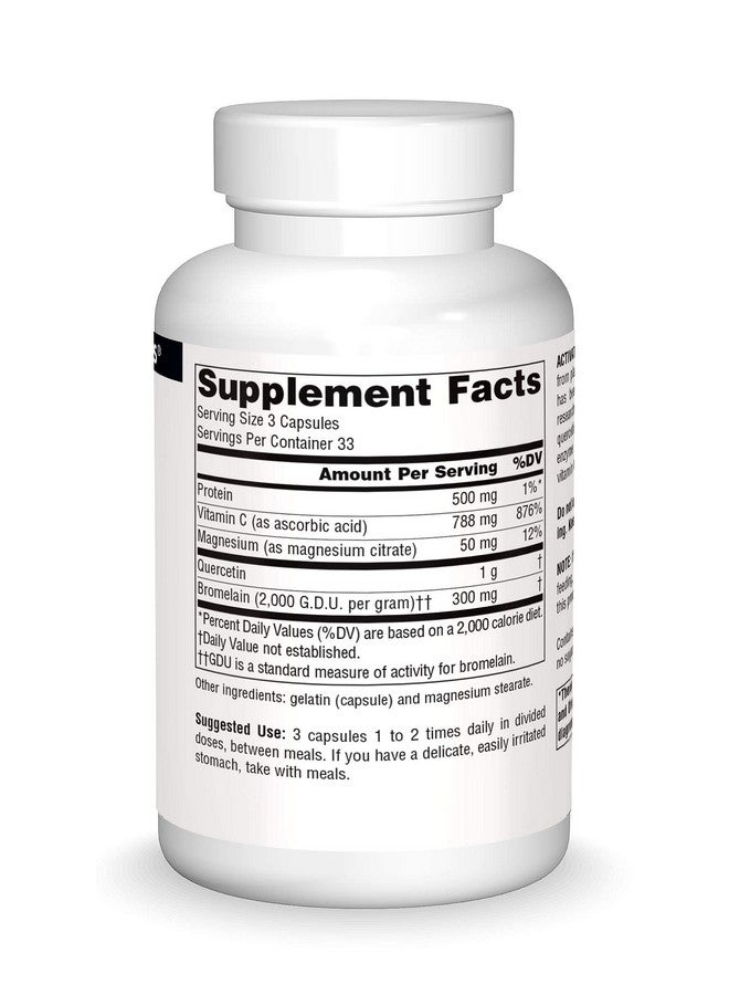 Source Naturals Activated Quercetin Plant Derived Bioflavonoid Complex Seasonal & Immune Defense 100 Capsules - Image 4