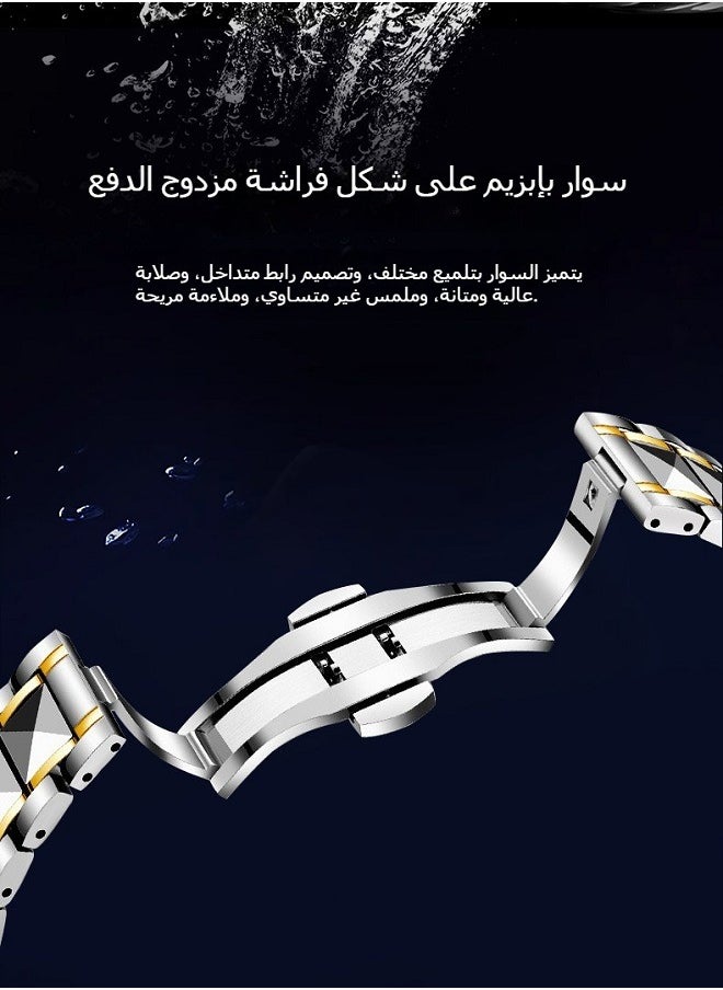 كيمسدون ساعة رجالية مقاومة للماء رياضية كرونوغراف ساعة رجالية متعددة الوظائف فاخرة موضة كوارتز الأعمال ساعة كلاسيكية التقويم هدية رجالية  - Image 3
