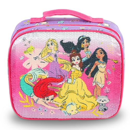 Disney Princess Backpack with Lunch Box Set - Bundle with 16" Snow White Backpack, Lunch Bag, Stickers, Water Bottle, Stickers, More | Disney Princess School Bag for Girls - Image 3