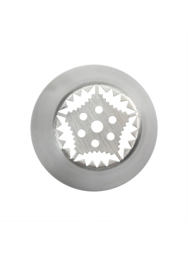 Restaurantware فوهة أنابيب روسية، فوهة تزيين كعكة على شكل توليب - #52، مقاومة للتآكل، فوهة تزيين من الفولاذ المقاوم للصدأ لتزيين الكعك، قابلة للغسل في غسالة الصحون، لتزيين الكب كيك، الكعك، أو البسكويت - Image 1