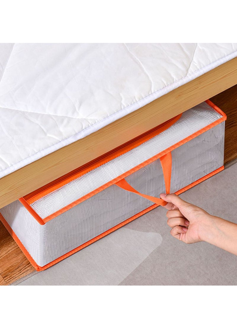 Bukela Large capacity transparent waterproof zipper rectangular storage container for blankets and quilts M 55x40x20cm - Image 3