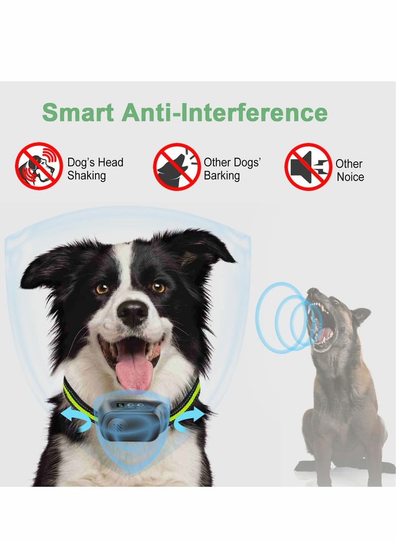 SYOSI - Rechargeable Dog Bark Collar with Beep Vibration and Shock, Anti Barking Collar for Small Medium Large Dogs, Humane Dog Training Device with 5 Adjustable Sensitivity Levels - Image 1