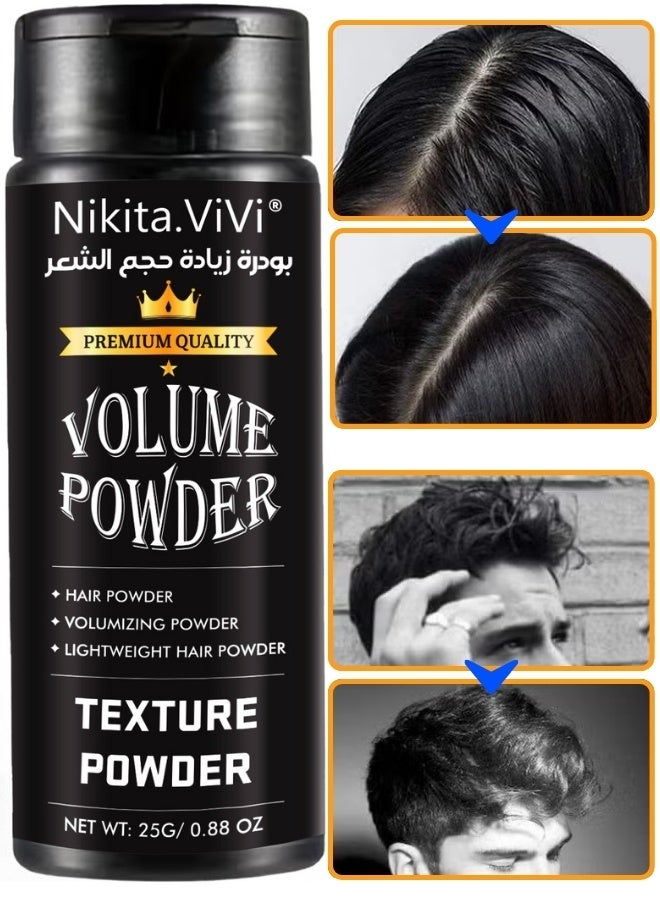 NIKITA.VIVI مسحوق خافي حجم الشعر، للتحكم في الضوء، رقيق ومطفأ اللمعة، ومرطب ومكثف للشعر، مسحوق خافي للشعر للجنسين 15 جم - Image 1