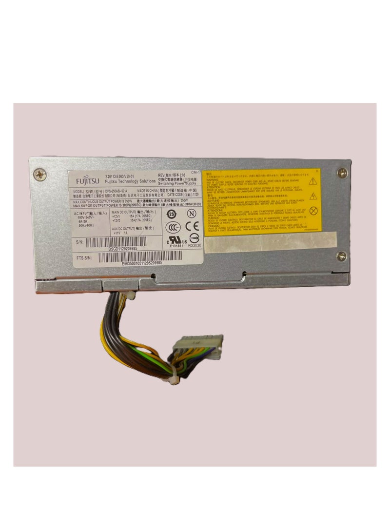 Power Supply For S26113-E564-V50-01 DPS-250AB-82 250W 80 Plus Platinum  - Image 1