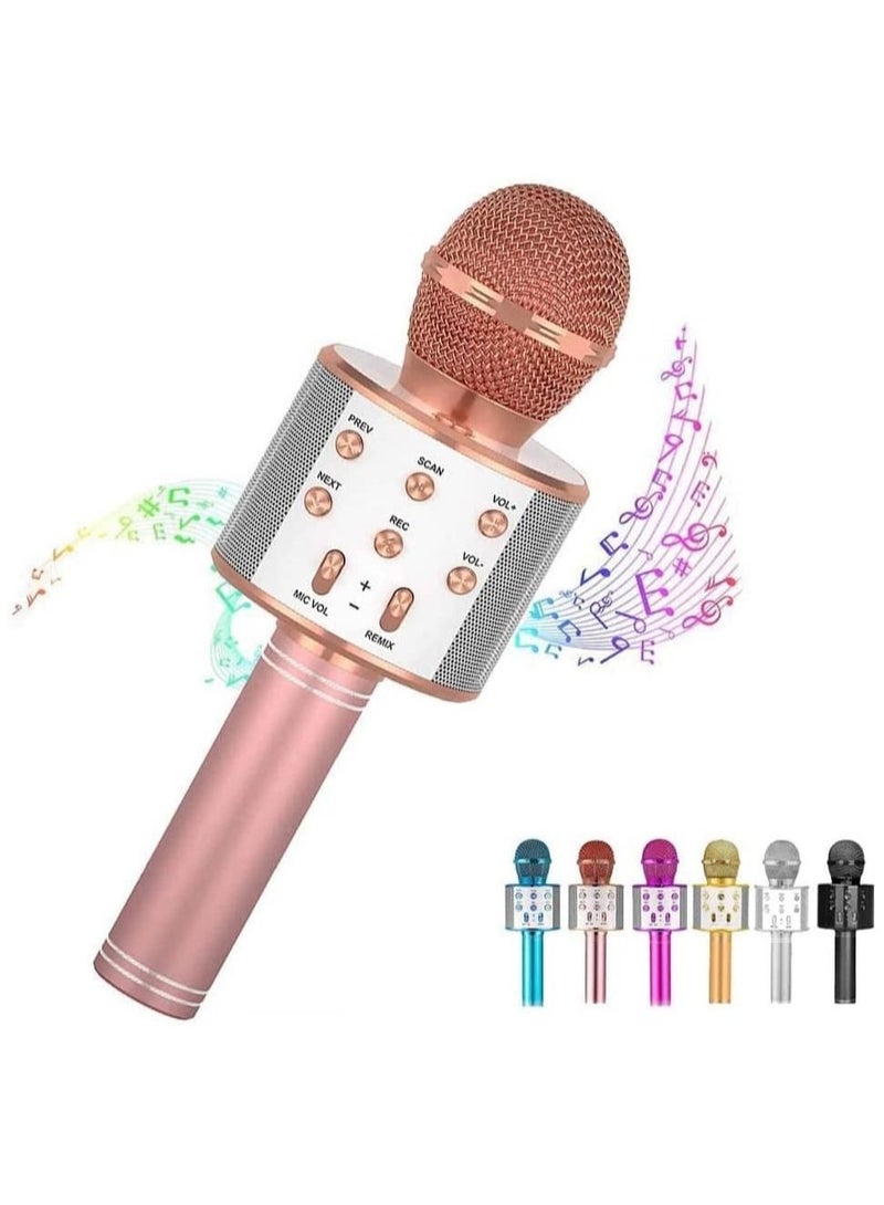 Bluetooth Microphone for kids Birthday Gift Toys for Age 3 4 5 6 7 8 9 10 Girls Boys Wireless Karaoke Mircrophone Little Kid Gifts Toy for Toddler Children - Image 1