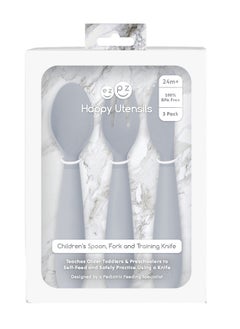 EZPZ - Happy Utensils - Pewter - pzsku/ZFF5E2B76A2895398D565Z/45/_/1740647902/865252e9-33c2-4456-8477-bf9d3770e11f