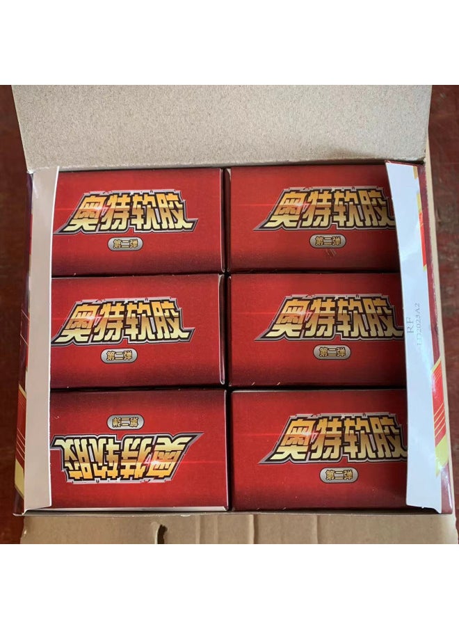 null - Genuine Smart Ultraman Soft Rubber Toy Movable Children Boy Monster Full Set Of Hand-made Doll-Color:Soft Plastic Blind Box With Six In A Box [ultraman Style] - Image 1