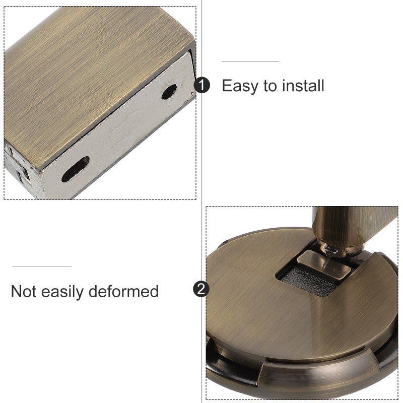 No Magnetic Mechanical Door Adjustable Door Holder For Door Gaps Windproof Door Stop Home Office Bedroom Door Stop - Image 4
