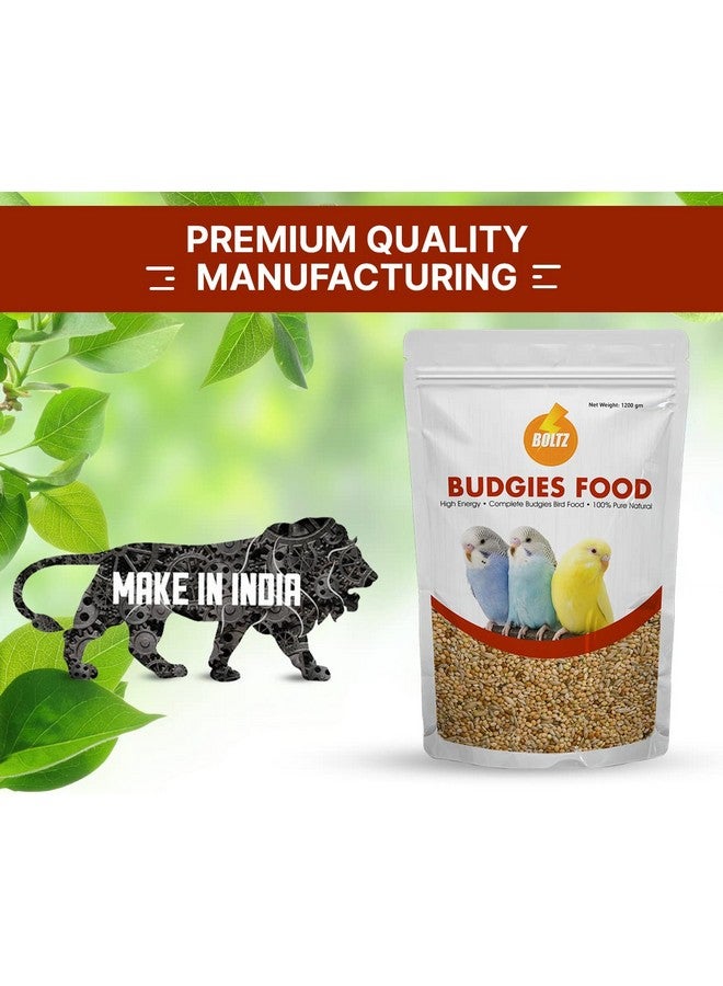 Boltze طعام الطيور للبادجي - 1.2 كجم | مزيج بذور طبيعي وصحي ممتاز | بذور طعام يومية للبادجي | جميع مراحل الحياة - Image 2