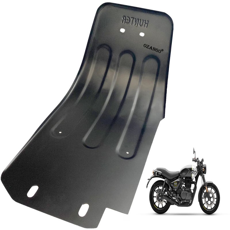 OZANGO Bike Engine Guards Bike Sump Guard Sumguard with Fitting Engine Plate Without Cutting for RE Hunter 350 - Image 1