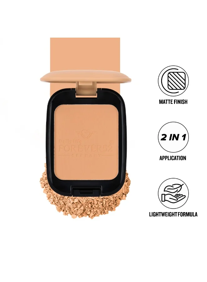 فور إيفر52 Forever52 Wet & Dry 2-in-1 Compact Powder with Sponge Applicator