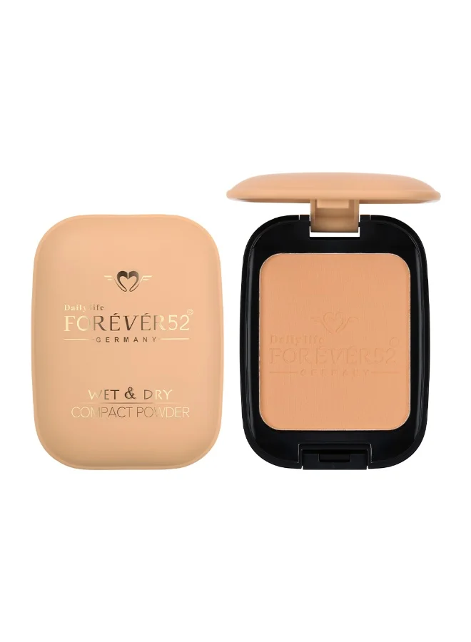 فور إيفر52 Forever52 Wet & Dry 2-in-1 Compact Powder with Sponge Applicator