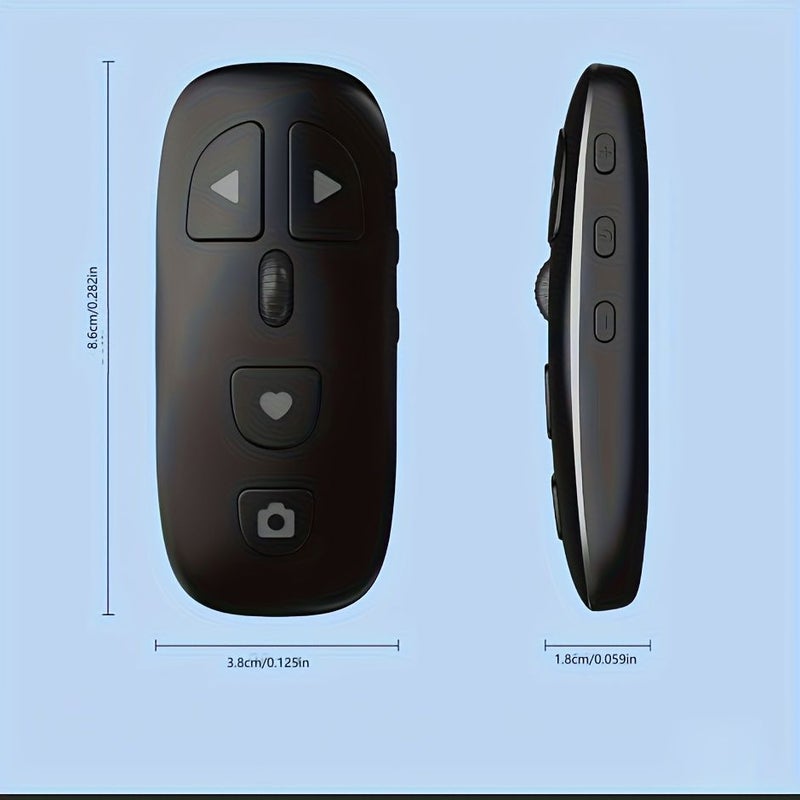 Grey Wireless Remote Control for Selfie Live Streaming Video Shooting Stable Connection - Image 3