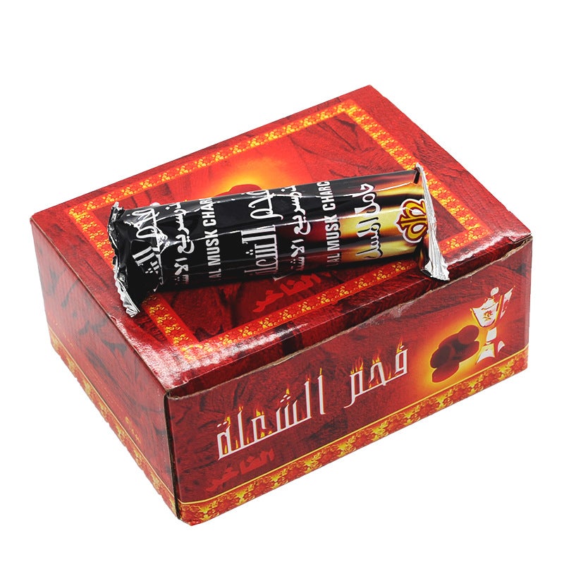 Quick-Burning Charcoal Fruit Wood Carbon Household Barbecue Charcoal Hookah Charcoal Outdoor Barbecue Hookah Carbon Machine-Made Charcoal Logo - Image 3