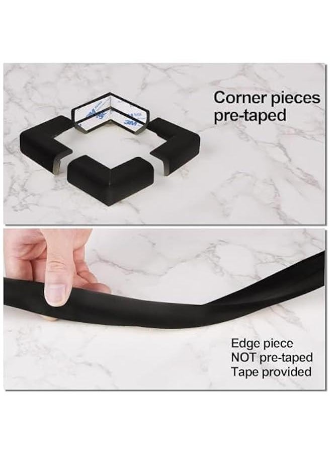 HOOKOR Baby Guard Corner Protector, Safety Furniture Bumper Strips, 5m Side Length + 8 Pre-Applied Corners, Baby Corner Protectors for Fireplaces, Tables, Stairs and Cabinets.  - Image 4