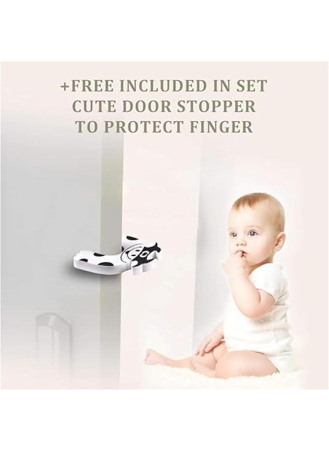 HOOKOR Baby Guard Corner Protector, Safety Furniture Bumper Strips, 5m Side Length + 8 Pre-Applied Corners, Baby Corner Protectors for Fireplaces, Tables, Stairs and Cabinets.  - Image 5