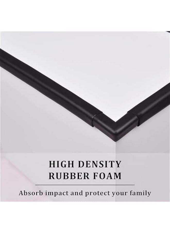 Baby Guard Corner Protector, Safety Furniture Bumper Strips, 5m Side Length + 8 Pre-Applied Corners, Baby Corner Protectors for Fireplaces, Tables, Stairs and Cabinets.