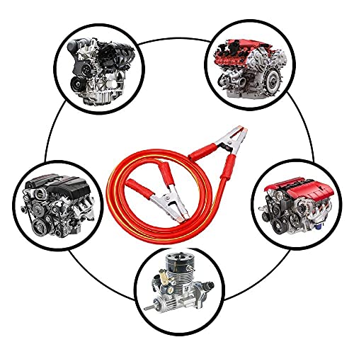 VDNSI Car Heavy Duty Auto Jumper Cable Battery Booster Wire Clamp with Alligator Wire Emergency Car Battery Charging Booster Cables for car Truck Battery Chargers to Start for Engine (2000 AMP) - Image 5