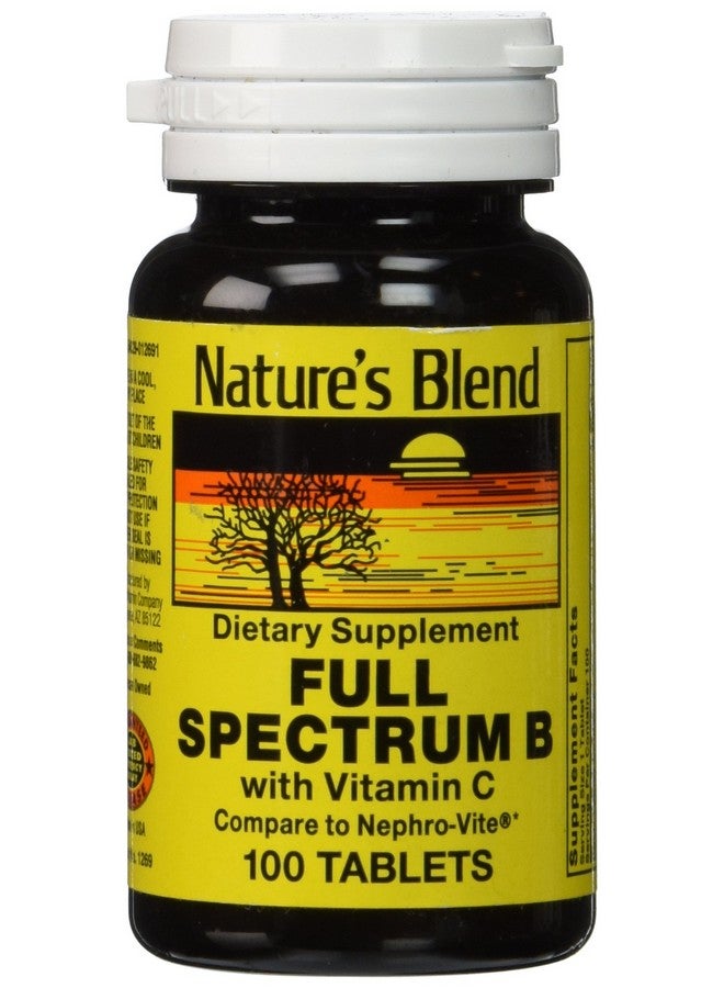 Nature's Blend - Full Spectrum B With Vitamin C Powder 100 Count (1269) - Image 1