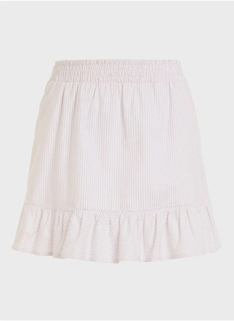 TOMMY HILFIGER Kids Stripe Midi Skirt