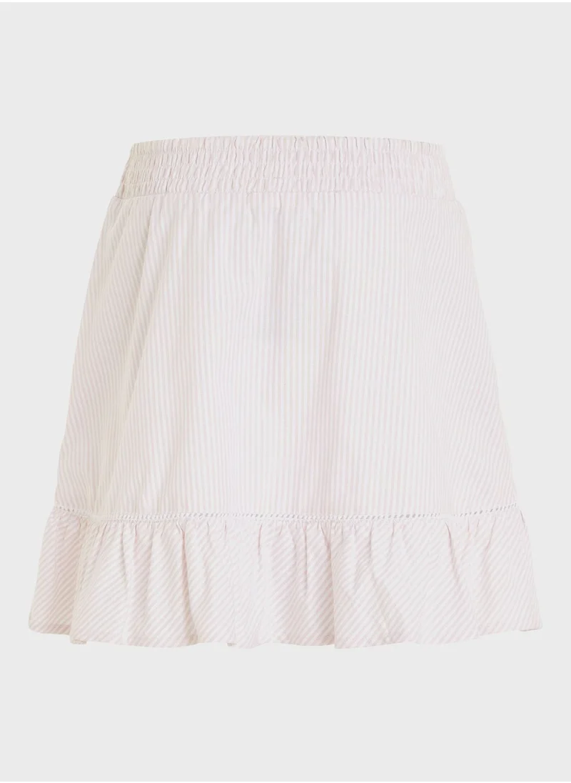 TOMMY HILFIGER Kids Stripe Midi Skirt