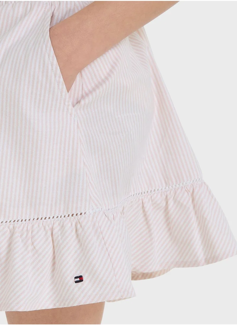 TOMMY HILFIGER Kids Stripe Midi Skirt