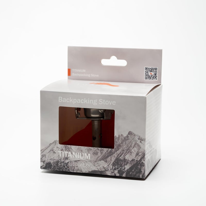 TOAKS Titanium Ultralight Gas Stove â€“ 1.7 oz Compact Backpacking Stove, Foldable Legs, Precision Jet Burner â€“ Durable, Fuel Efficient, Affordable - Image 3