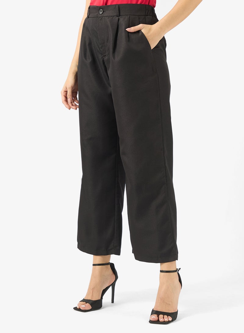ELLA High Waisted Straight Fit Pants - Image 1