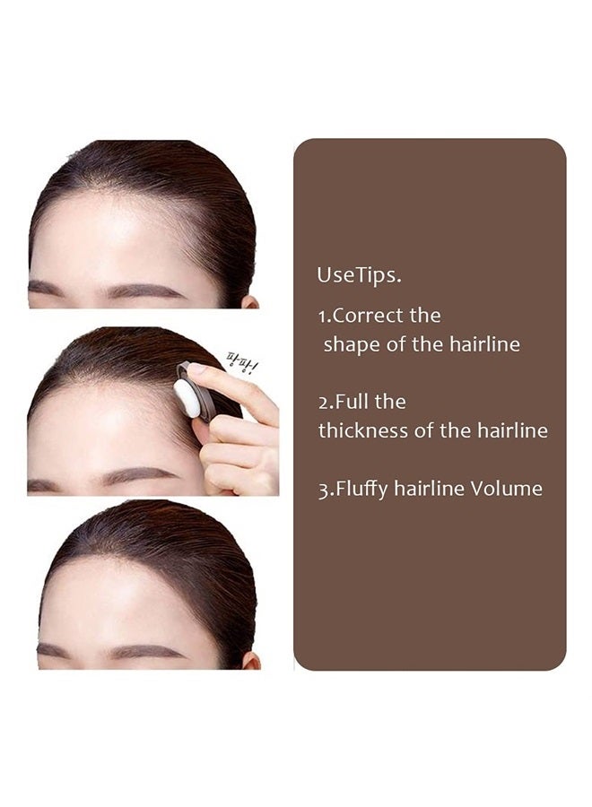 gowwim Hairline Powder(Black) Hair Root Dye, Instantly Hair Color Shadow Cover Gray Hair Root, Hair Touch-Up, Thin Hair Powder 4g… - Image 2