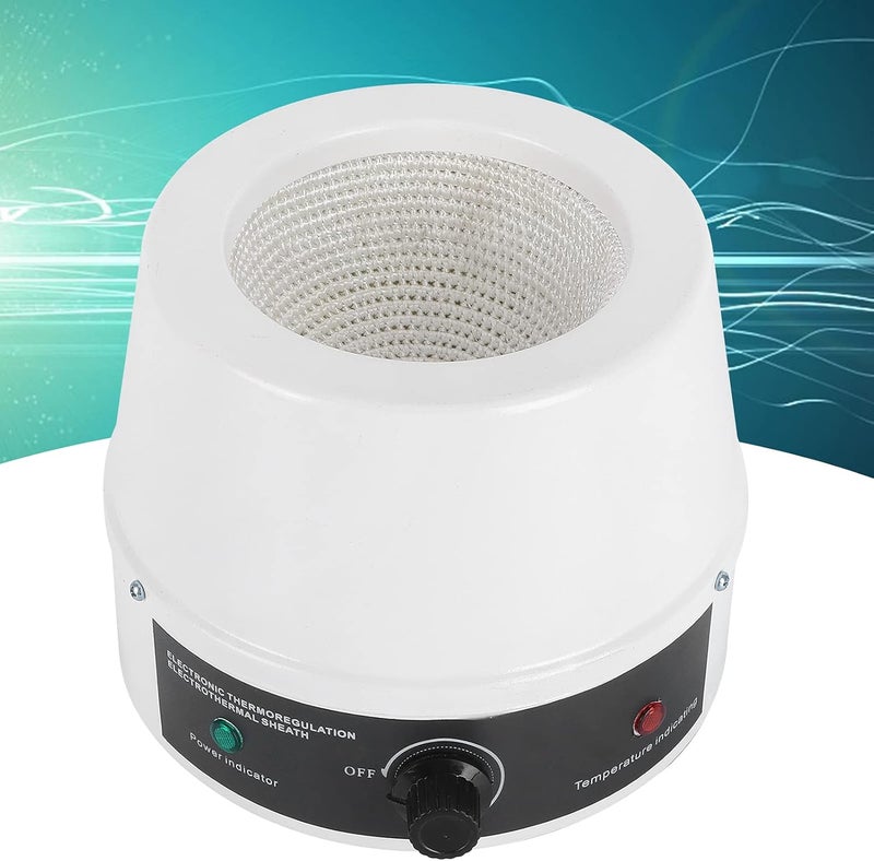 Wal front Lab Heating Mantle 500ml Electric Heating Mantle Adjustable Temperature Control Heating Mantle for Liquid Heating(US Plug 110V (500ml 250W)) - Image 4