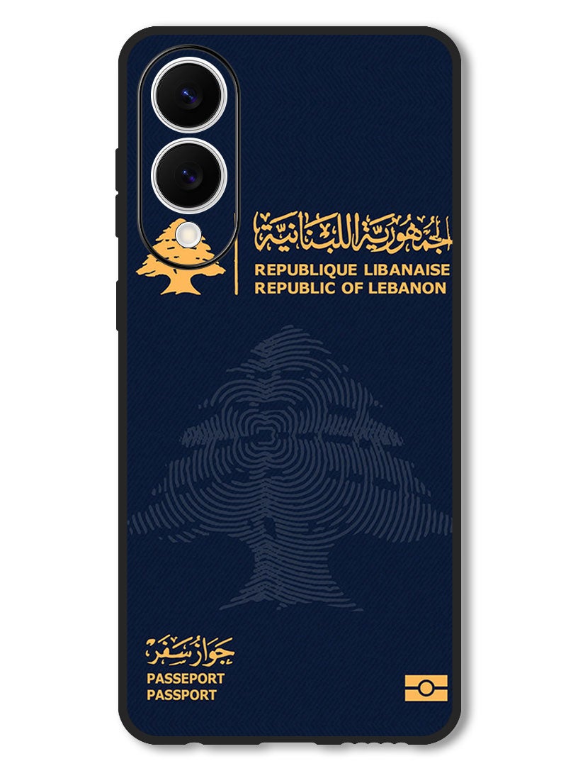 Theodor Case Compatible with Samsung Galaxy S25 Edge 6.7 Inch Protection Shockproof Bumper Cover Lebanon Passport - Image 1