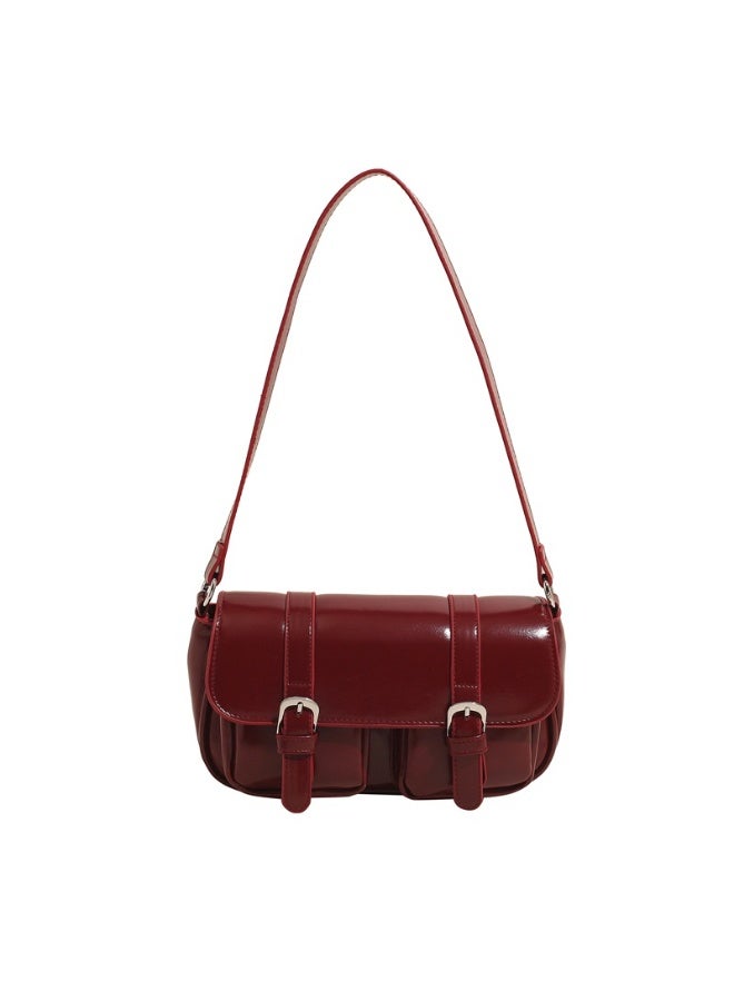 KUYING New Fashionable Simple Retro Underarm Bag  - Image 1