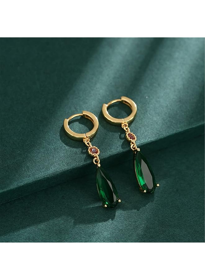 erorex Earrings For Women Men Anime Howls Studs Costume Jewelry Green Water Drop Earrings Accessories - Image 5