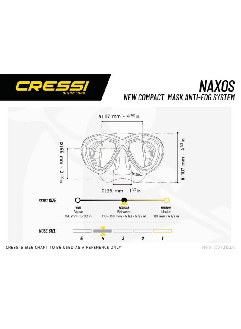 Cressi Naxos Anti-Fog Mask - Image 5