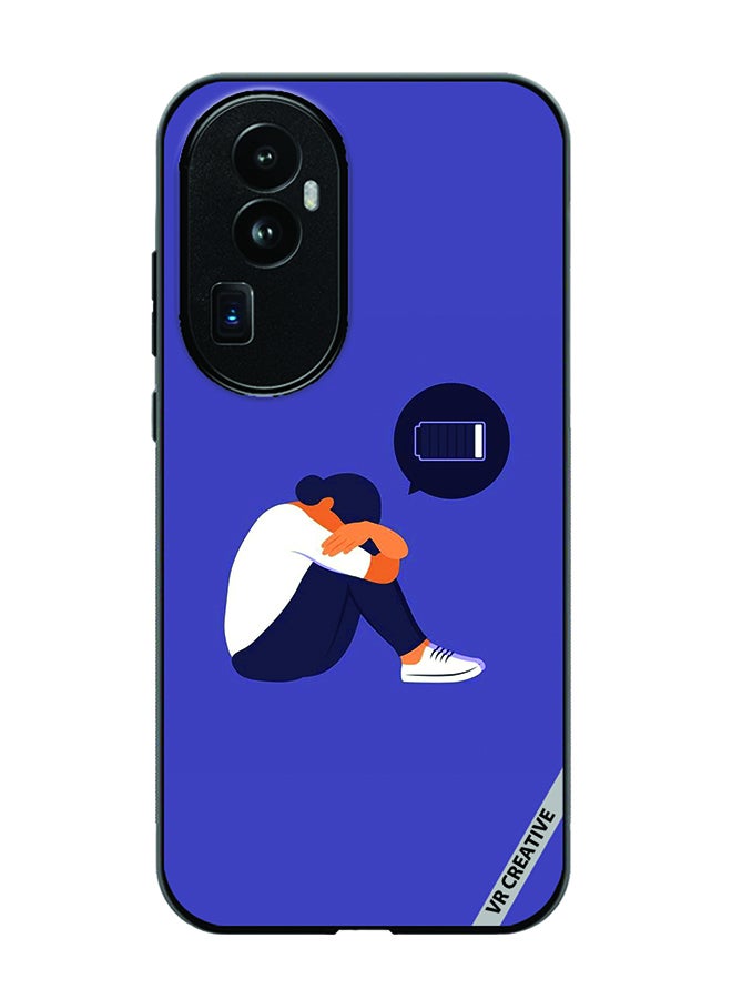 VR CREATIVE Protective Case Cover For Oppo Reno 10 Pro Plus Battery Low Design Multicolour - Image 1
