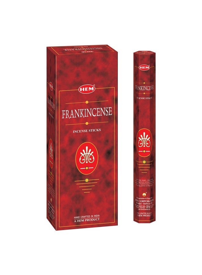 HEM Frankincense - Box of Six 20 Sticks Tubes, 120 Sticks Total - HEM Incense From India - Image 1