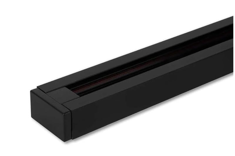 Magnetic Replacement Track Black 2M 2 Pieces For Lighting Installation