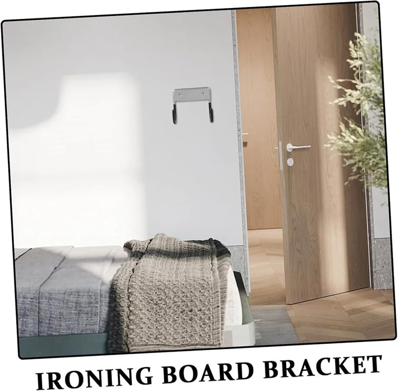 حامل لوح الكي متعدد الوظائف مثبت على الحائط منظف قوي لتخزين غرفة الغسيل - Image 4