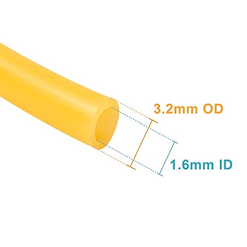 Feelers Natural Latex Rubber Tubing Tube 1/16" (1.6mm) ID x 1/8" (3.2mm) OD Speargun Band Slingshot Catapult Tube Rubber Hose, 3.3 Feet - Image 2