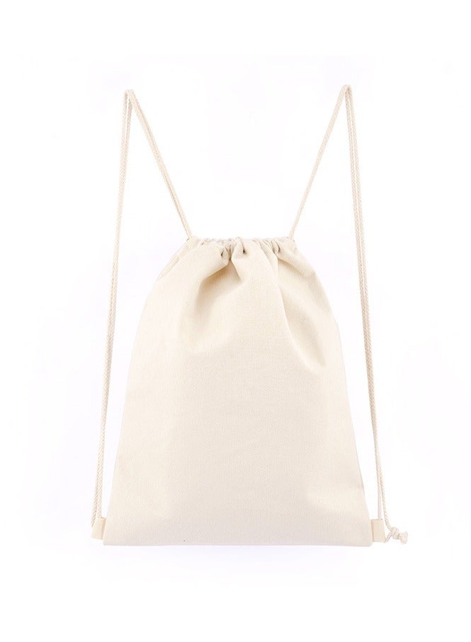 Umra  Bag Portable Travel Backpack Bag / Cotton Drawstring Backpack / Sports Bag | Rope-Closure Canvas Storage Bag, Portable Design - Image 2