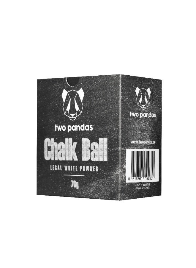 Two Pandas Refillable Chalk Ball for CrossFit, Hyrox, Climbing, Gym, Gymnastics, Weightlifting & Grip Training - Image 2